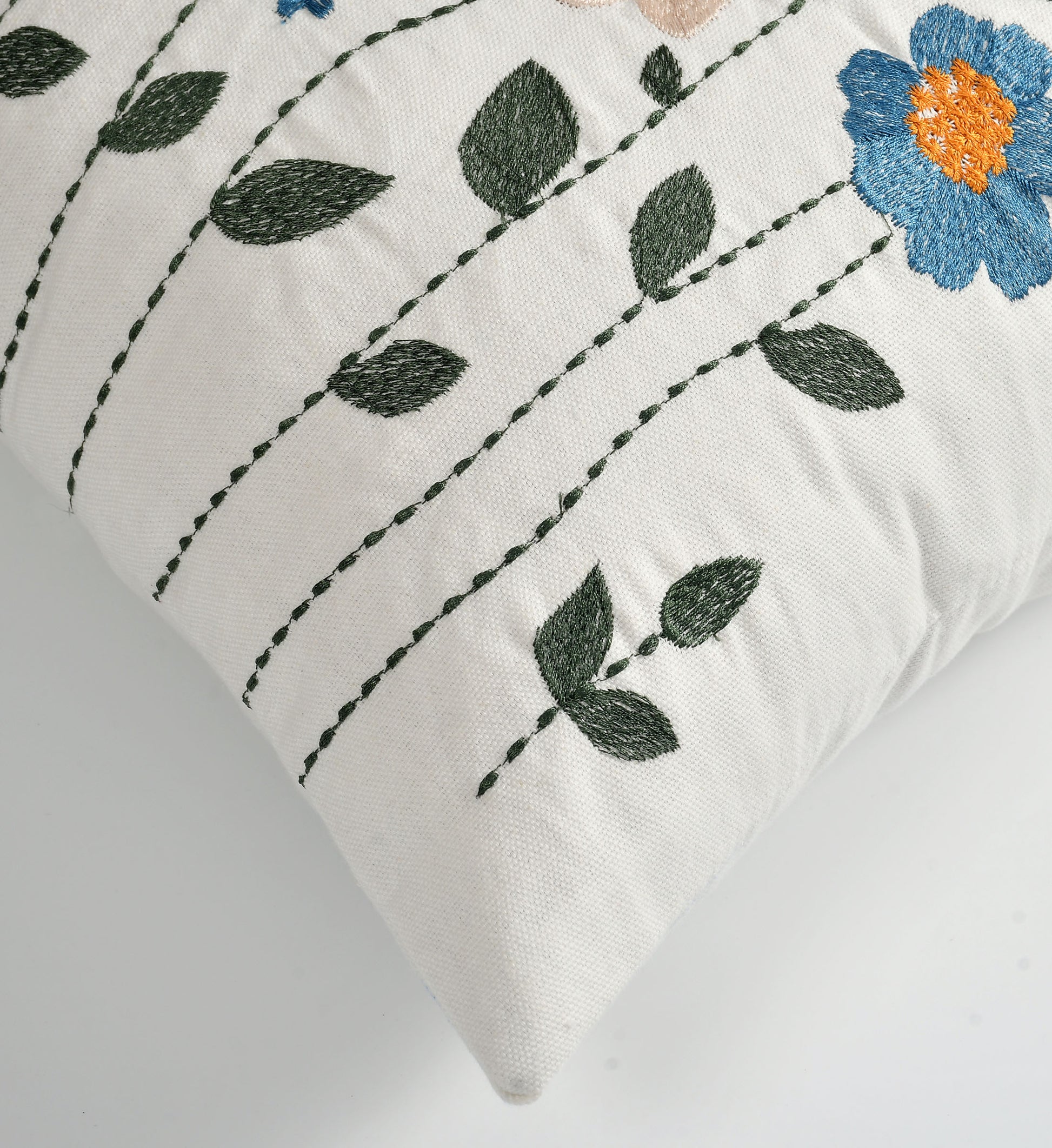 Decorative Embroidery Cushion Cover in 16×16 inches for Couch, Chair, Sofa, Bedroom, Living Room