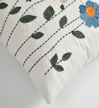 Decorative Embroidery Cushion Cover in 16×16 inches for Couch, Chair, Sofa, Bedroom, Living Room