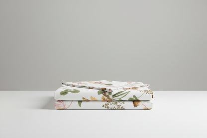 Cherry Blossom 100% pure cotton bedsheet set with pillow covers – NIRAA Urbanspace