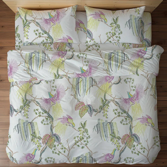 100% premium Cotton Floral patterned bedding set in 300 TC